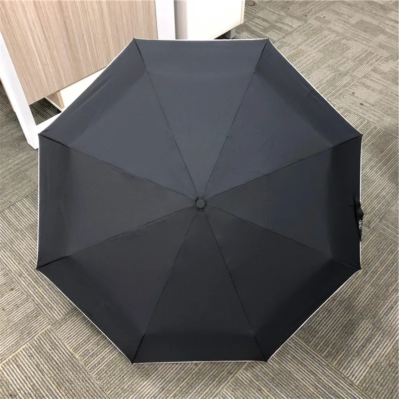 Tri-fold Fully Automatic Umbrella Tire Handle For Audi Car Advertising Umbrella Gift Luxury