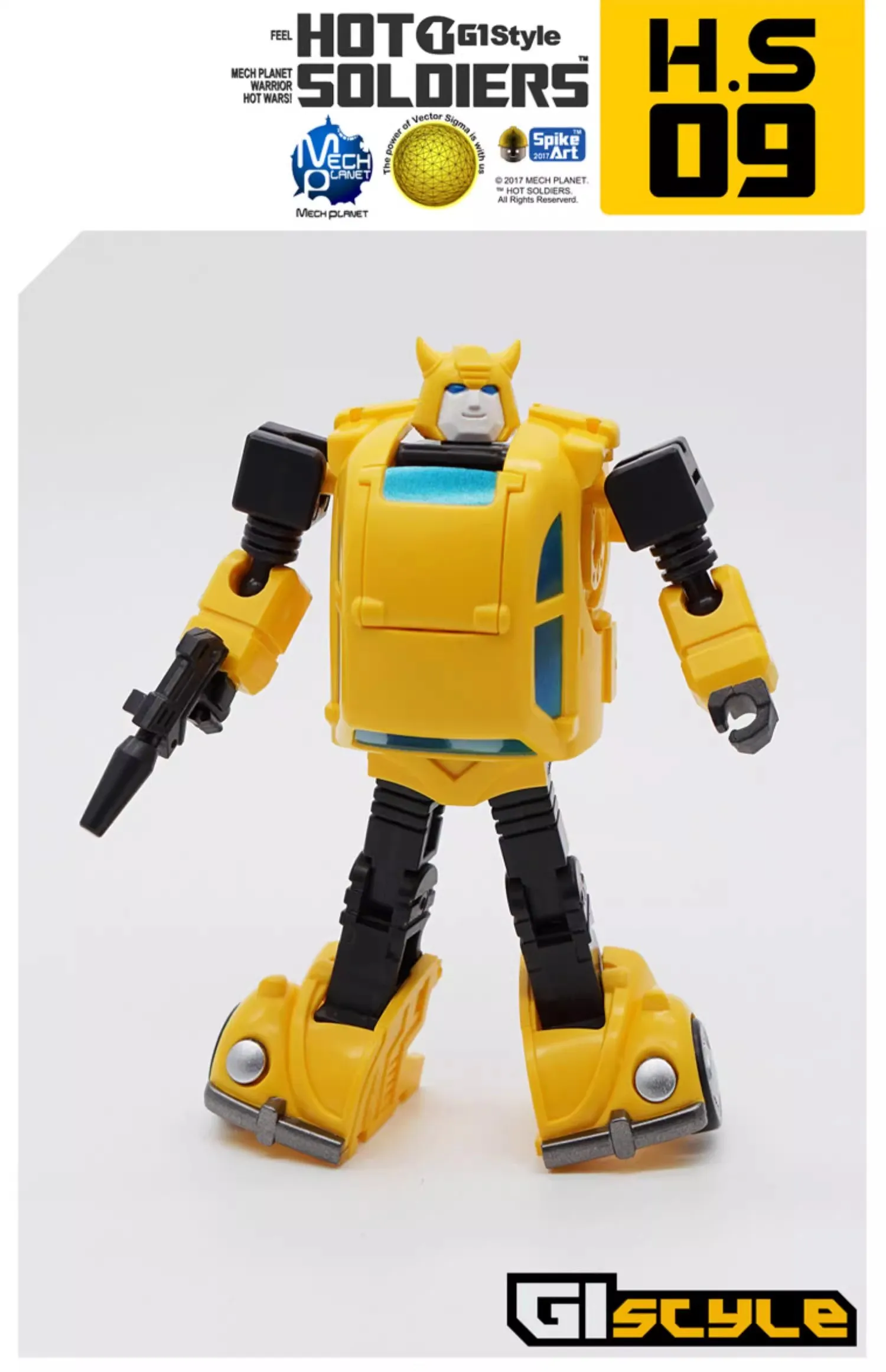 

MFT HS09 желтая карманная аниме экшн-фигурка пчеловода серии «войны» G1, детская коллекция, деформированные игрушки, подарки