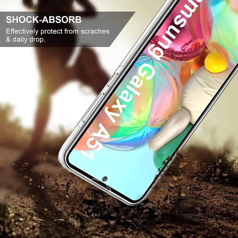 360° Clear Dual Layer Full Body Phone Case
