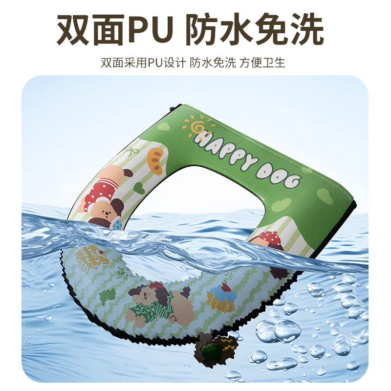 방수 변기 쿠션, 올 시즌 범용, 아로마테라피 지퍼, 가정용 변기 쿠션, 여름 스타일