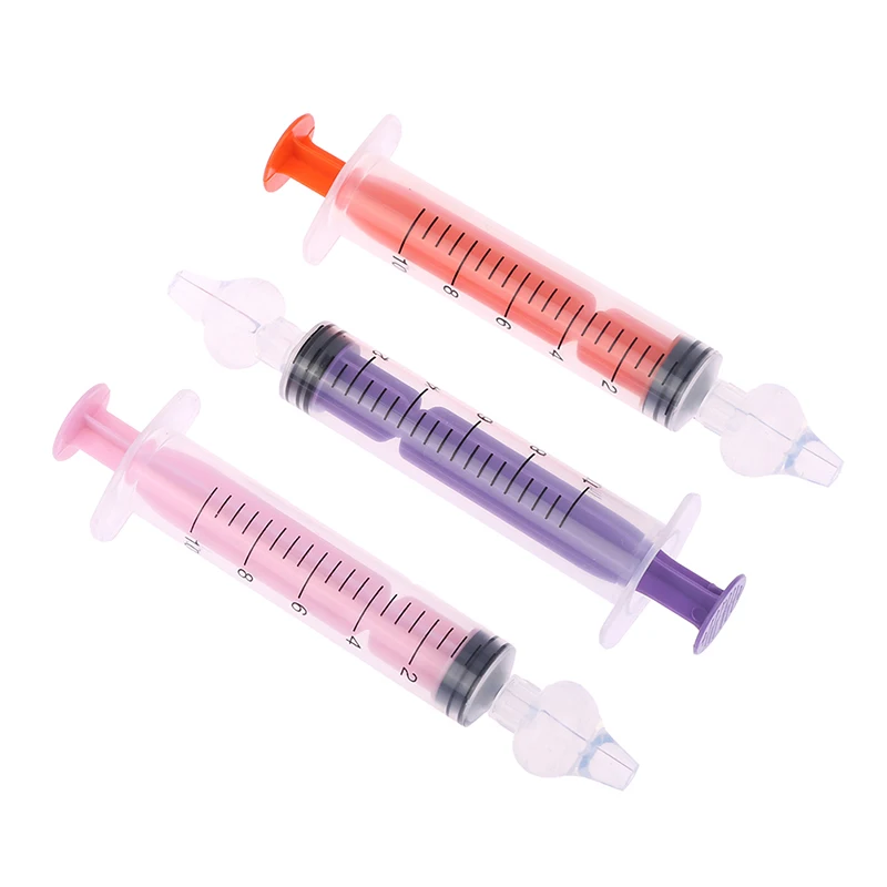1PC Nose Cleaner 10ML Baby Syringe Silicone Nasal Aspirator Nasal For Baby Infant Safe Washer Needle Tube Cleaner