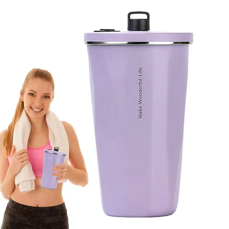 

Water Bottle For Travel Reusable Coffee Cups Car Sippy Cup Large Mouth Design Spill-proof Transport Good Heat Insulation