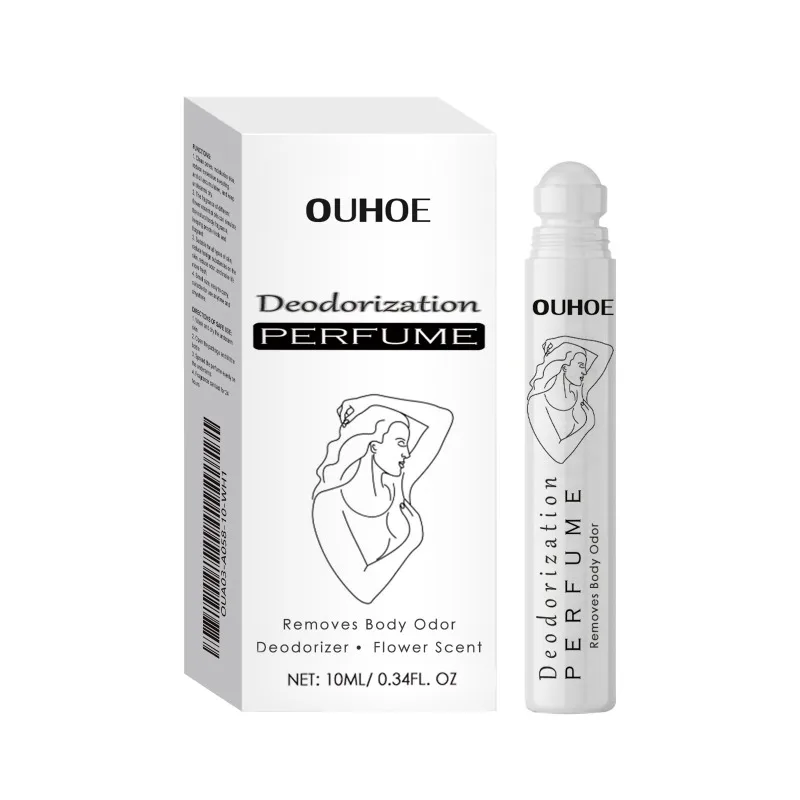 Deodorantion Perfume Roller Ball Long Lasting Aroma Armpit Sweat Deodorizer Moisturizing Refreshing Antiperspirant Skin Care