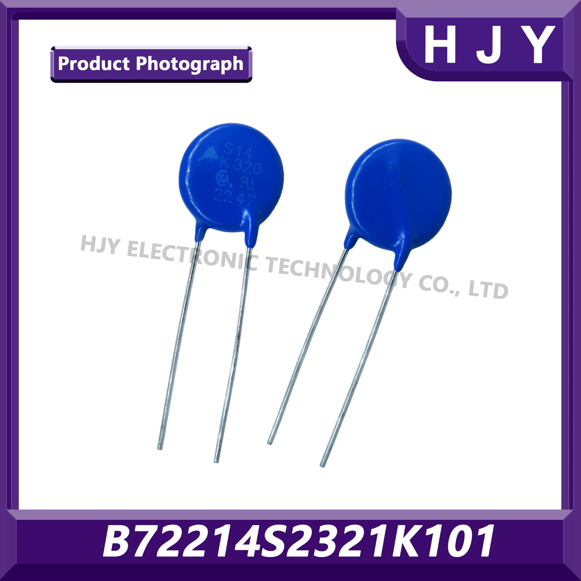 VaristorDIPS14K320E2B72214S2321K101Varistor510V6KADISC14MM