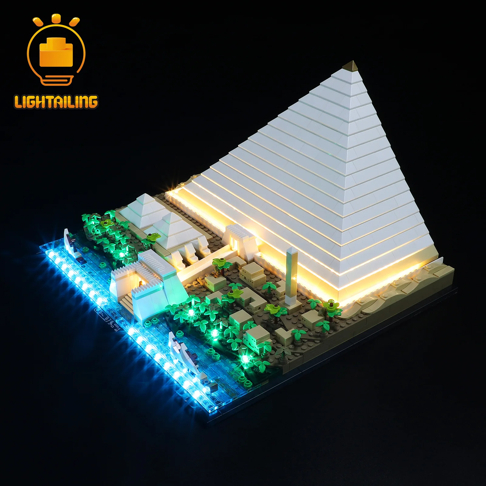 LIGHTAILING LED lehký souprava pro 21058 jehlan budova bloků sada (NOT obsahovat  model) hraček pro děti