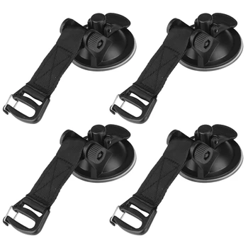 Suction Cups Hook Car Camping Essentials Heavy Duty Tie Down Suction Cup Camper Accessories for Car Awning Boat SUV Tent Traps