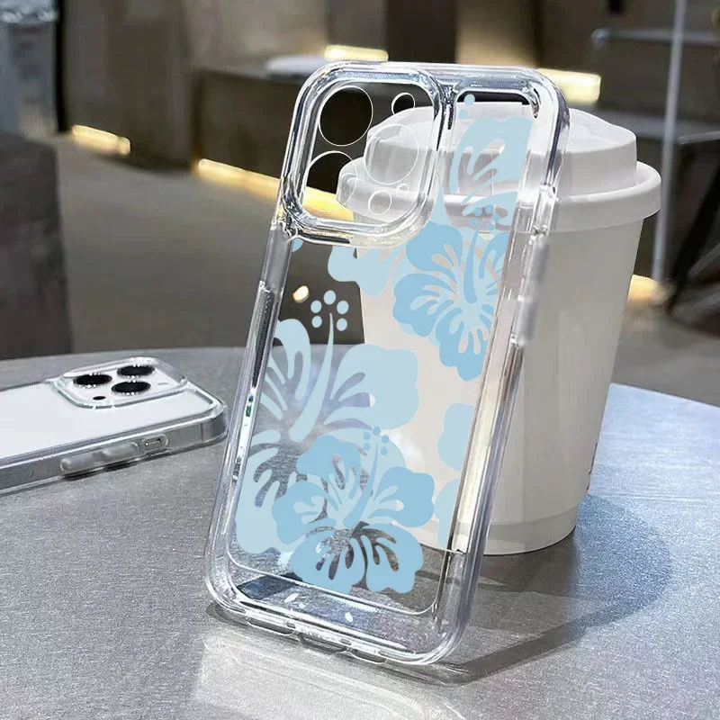 Colorful Hand-Painted Flower Soft Cover Phone Case