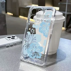 Colorful Hand - Painted Flower Soft Cover Phone Case - A32 (4G) (T4875)