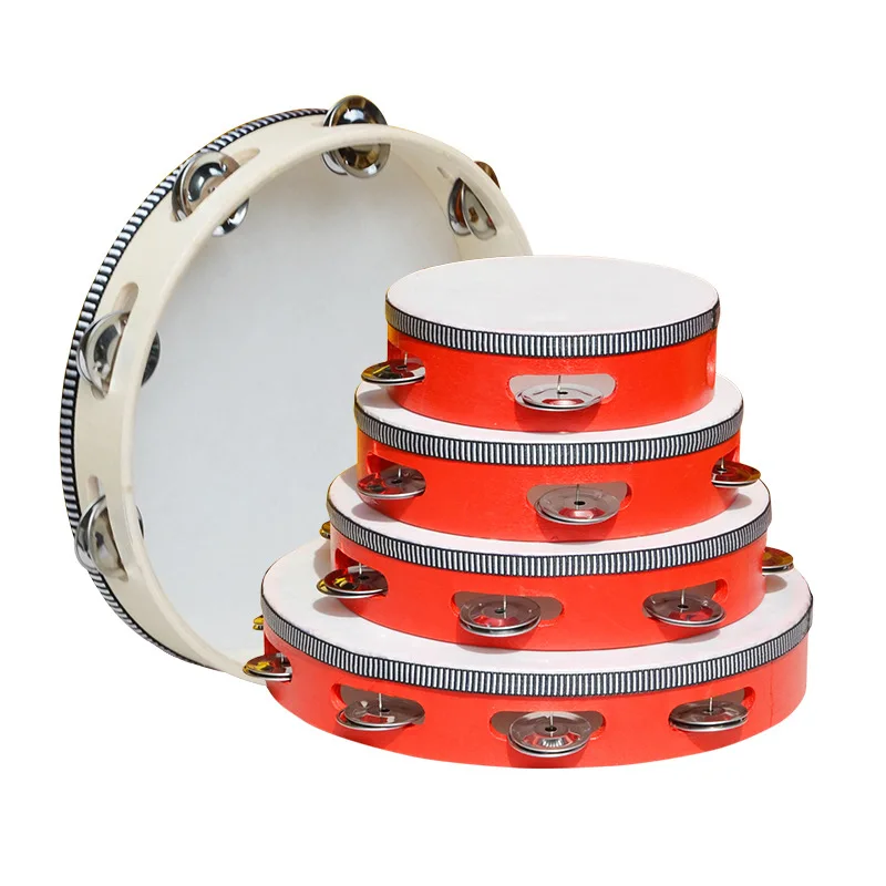 Musical Instruments Tambourine Drum Hand Shake Drum Toddler Children