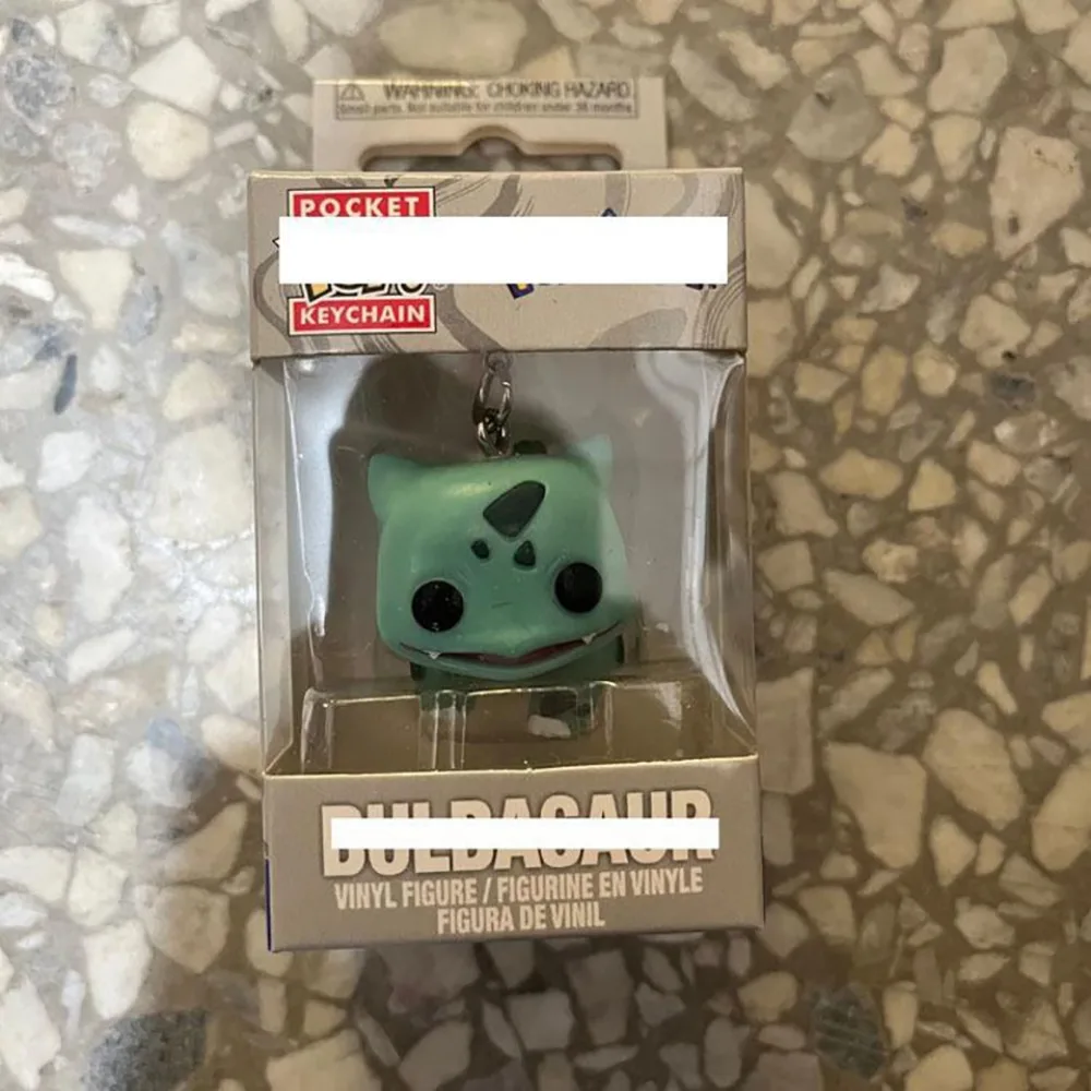 FUNKO Pocket Pokémon Keychain Cute Classic Dolls Mewtwo Pikachu Squirtle Backpack Pendant Collection Christmas Gifts Keychain 5