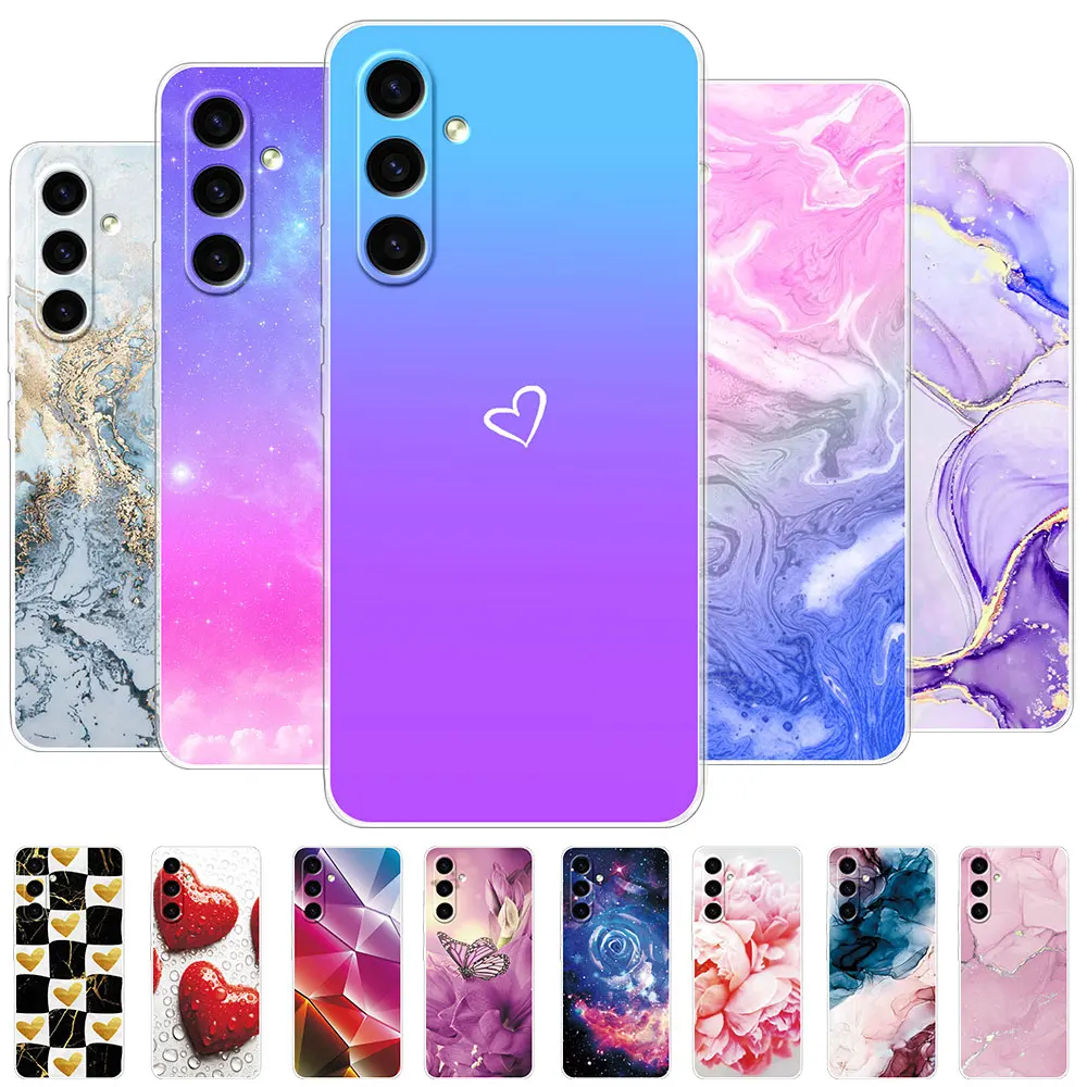 Per Samsung S24 Custodia Trasparente Paraurti Custodia Morbida In Silicone Per Samsung Galaxy S24 Plus Clear Coque Per Samsung S24 Ultra Fundas