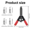 41Pc Plastic Rivet Gun Set Nylon Blind Rivets Hand Riveter for Automotive Door Panel Plastic Fastener Clip Fastener Removal Tool 6