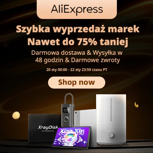 20-22.01.2024 Błyskawiczna wyprzedaż do 75% taniek