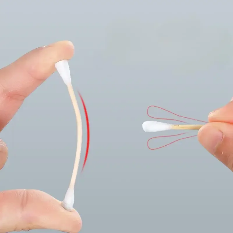 Multi-Purpose Disposable Cotton Swabs For Makeup Removal and Ear Cleaning