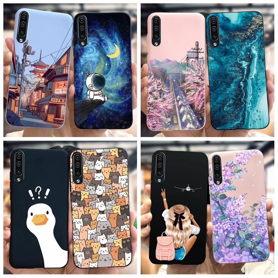 Per Samsung Galaxy A50 Custodia Sm-A505F Cover Fashion Pattern Custodia In Silicone Per Samsung A30 A30S A50S Funda A 30 A 50 S Coque