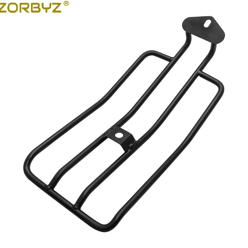 ZORBYZ For Honda Rebel CMX 300 500-Motorcycle Black Steel Rear Solo Seat Luggage Rack Carrier motorcycle luggage rack