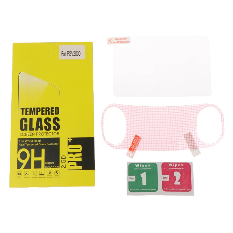 

1Set PSV 2000 Tempered Glass Front+Back Clear Screen Protector Cover PSVtia SLIM Film