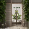 Japanese Door Curtain Frog Cartoon Animals Doorway Curtains Kitchen Living Room Japanese Noren Entrance Hanging Half-Curtain 4
