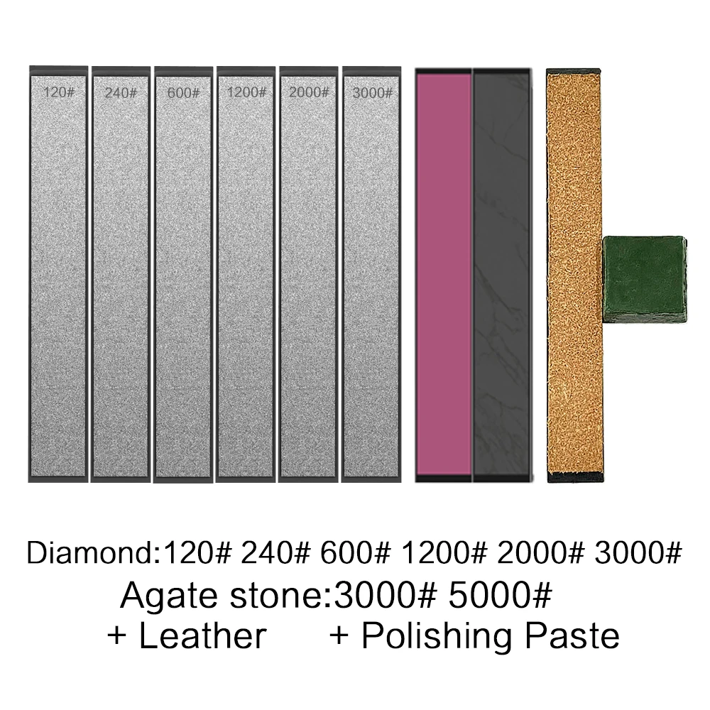 Diamond Stone Whetstone Bar Knife and Scissors Sharpener - Razor Polished Kitchen Sharpening Tool