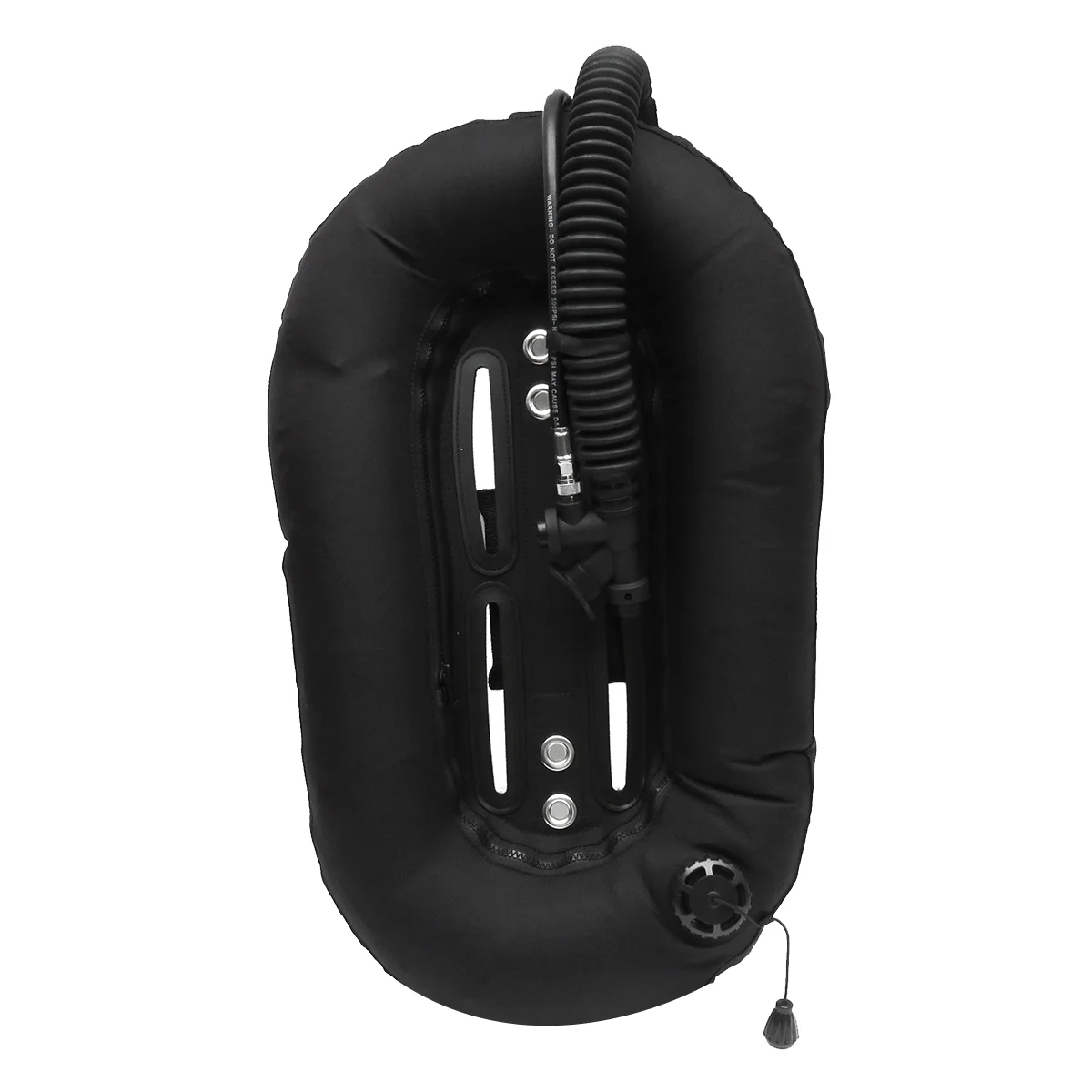 

30Lbs Scuba Diving Snorkeling Donut Wing Single Tank BCD Buoyancy Compensator Professional Diver Gear,Black