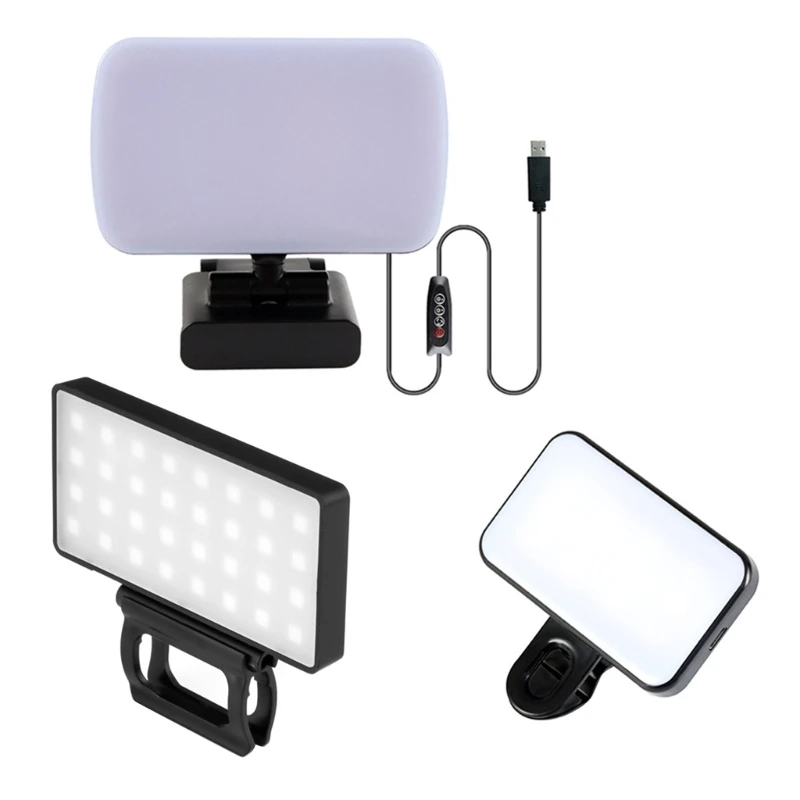 

Laptop Fill Light Video Conference Fill Lamp for Makeup Vlog On-line Conference