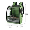 Parrot Backpack Carriers Bag Pet Bird Bubble Backpack Transparent Travel Cage with Stand Perch Cup for Travel Hiking Use 3
