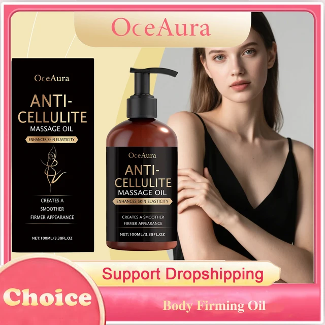 Huile raffermissante pour le corps, Anti-Cellulite, améliore l'affaissement, raffermissant, nourrissant, peau sèche, éclaircissant, huile essentielle de Massage hydratante pour le corps 1