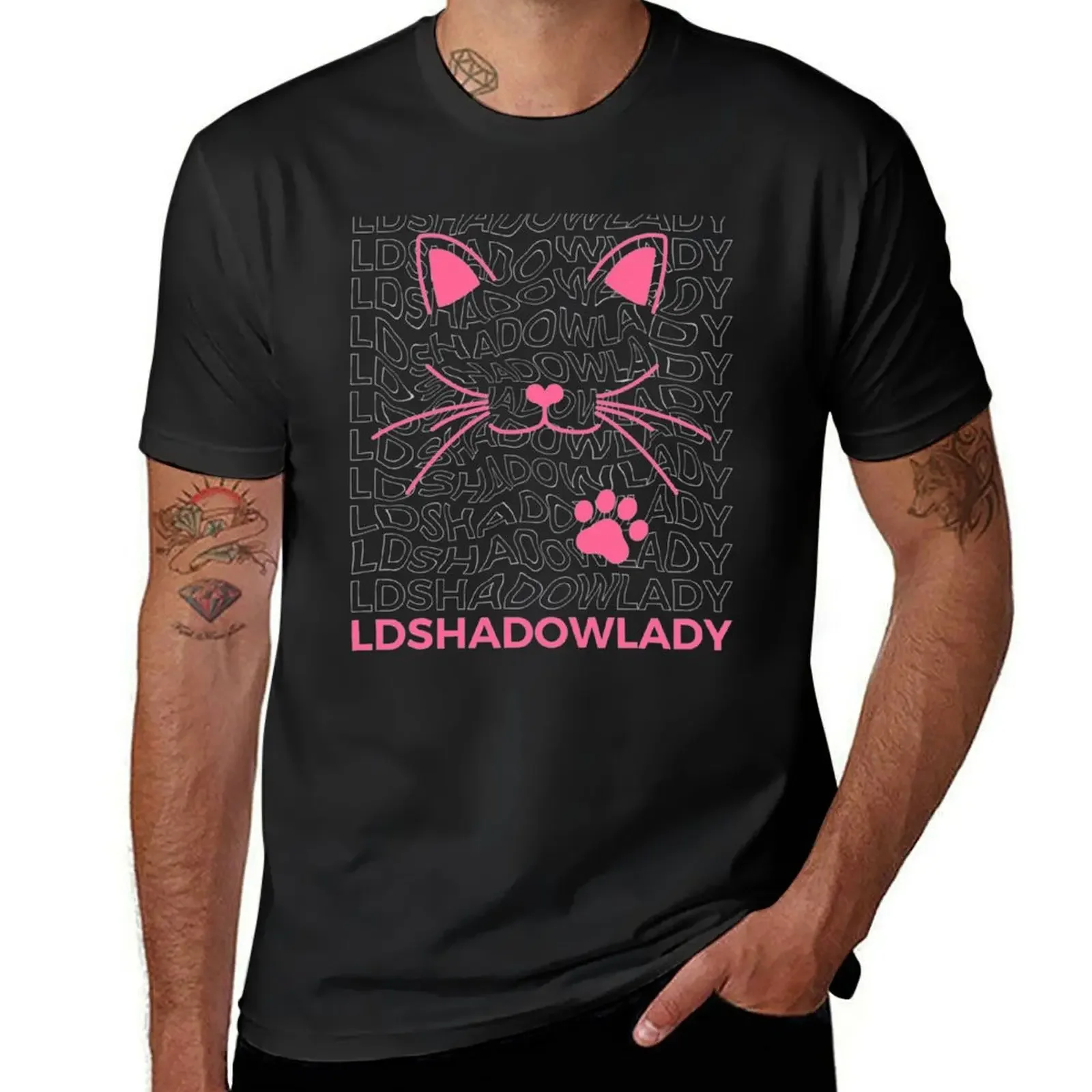 

LDShadowLady Classic T-shirt anime clothes vintage mens big and tall t shirts