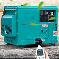 Générateur Diesel Super silencieux, 3kva, 5kva, 8kva, 10kva, usage domestique, 5kw, 50/60Hz, 220V, 380V, tension nominale 3