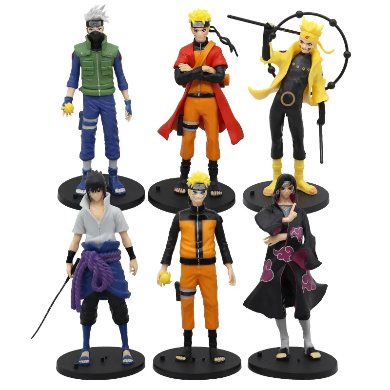 Naruto Anime Mini Action Toy Figures, Sasuke, Sakura, Kakashi, Hinata,  Orochimaru, Obito, Desenhos Animados, Montar Blocos, Presentes de  Aniversário - AliExpress