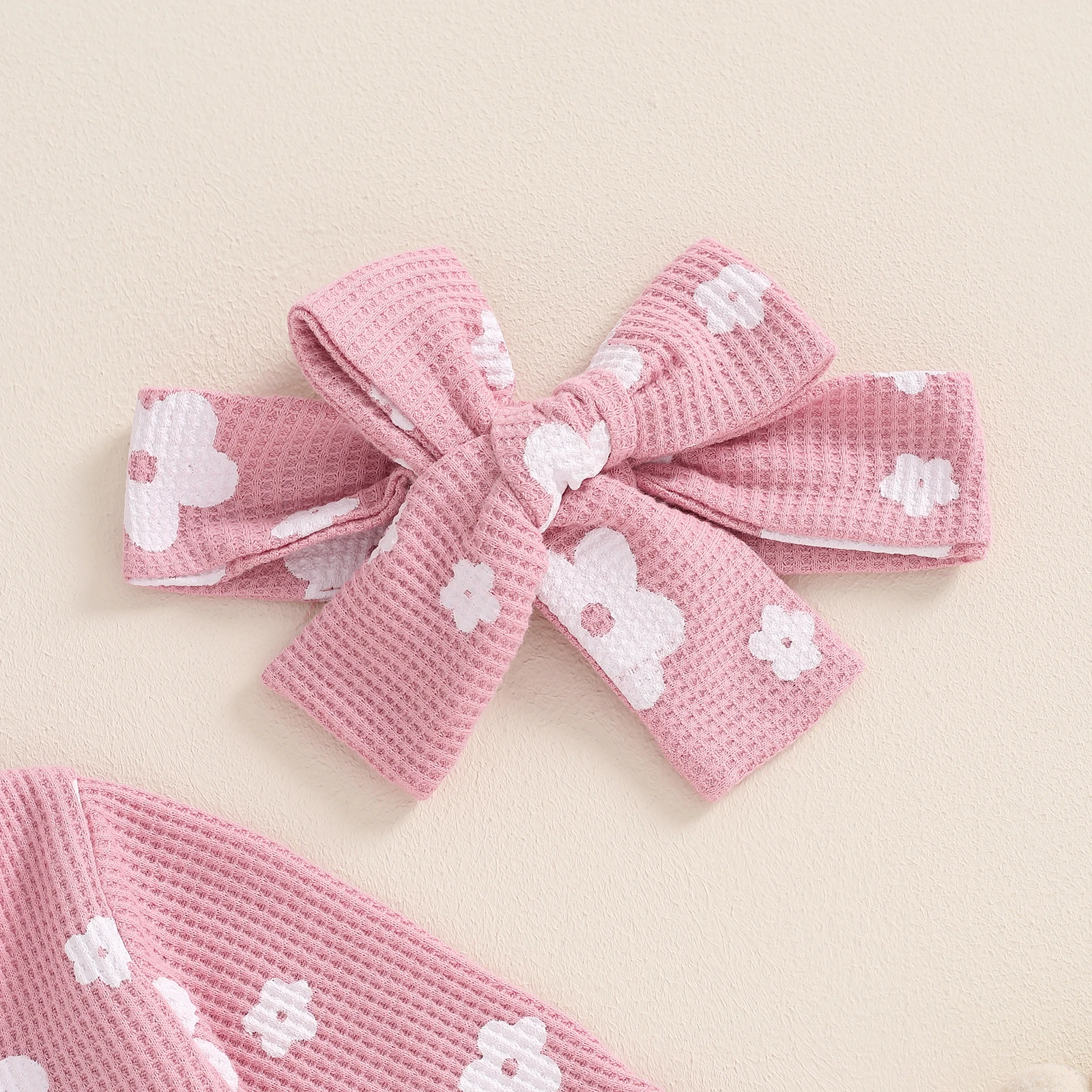 Toddler Baby Girls Floral Footies Jumpsuit and Headband Children Cotton Long Sleeve Frills Zipped Autumn Spring Kids Clothes baby clothes baby sleepsuit