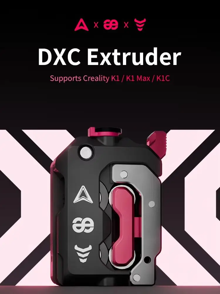 Phaetus DXC V1.1 Extruder ohne Motor, Extrusionsmechanismus-Kit für CREALITY K1 K1C K1 Max 3D-Drucker, Upgrade-Zubehör
