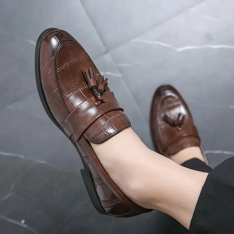 

Formal Office Social Derby Shoes Work Casual Leather Shoes