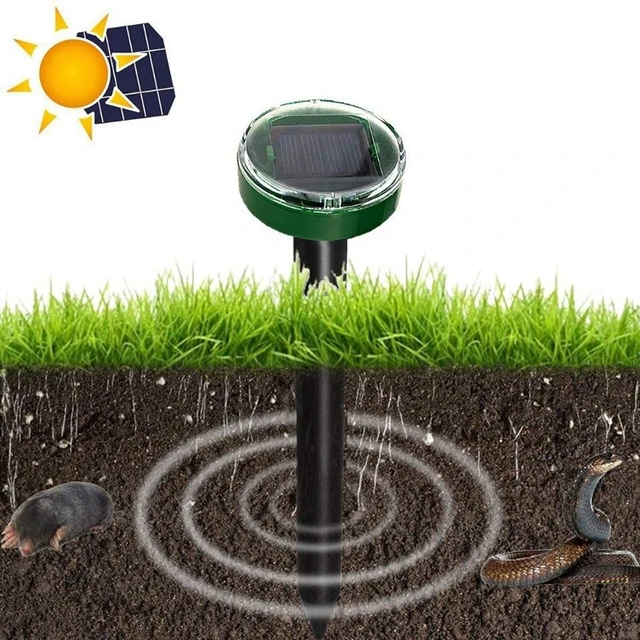 Állati Rágcsálók Ismétlő Ultrahangos Egér Madár Macska Kutya Denevér Tribellens Napenergiával Működő Kerti Farm Róka Rémület Kártevő Kártevőirtás - Image 2