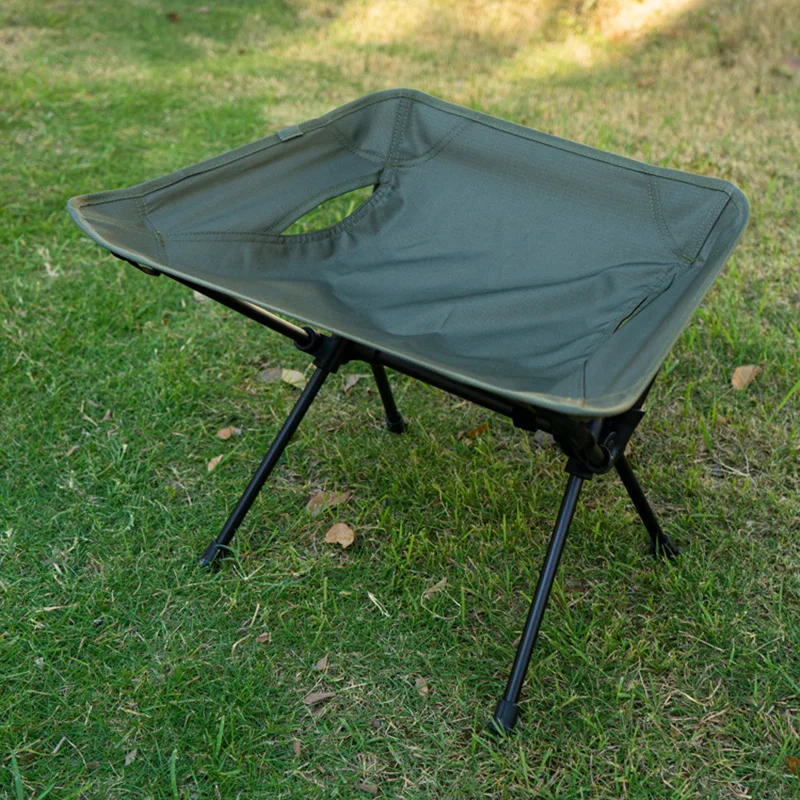 Folding Stool Folding Chair Outdoor Camping Moon Chair Foldable Stool Portable Ultra Light Aluminum Alloy Fishing Stool Travel Barbecue Leisure