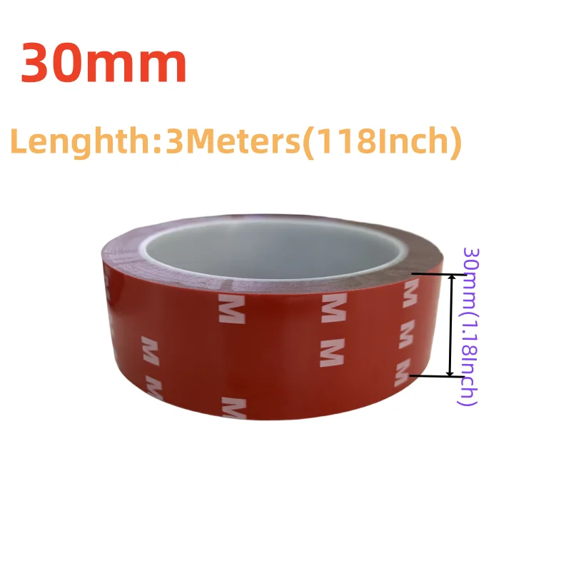 High Viscosity Double-Sided Adhesive Tape for Versatile Use - 3-Meter Roll