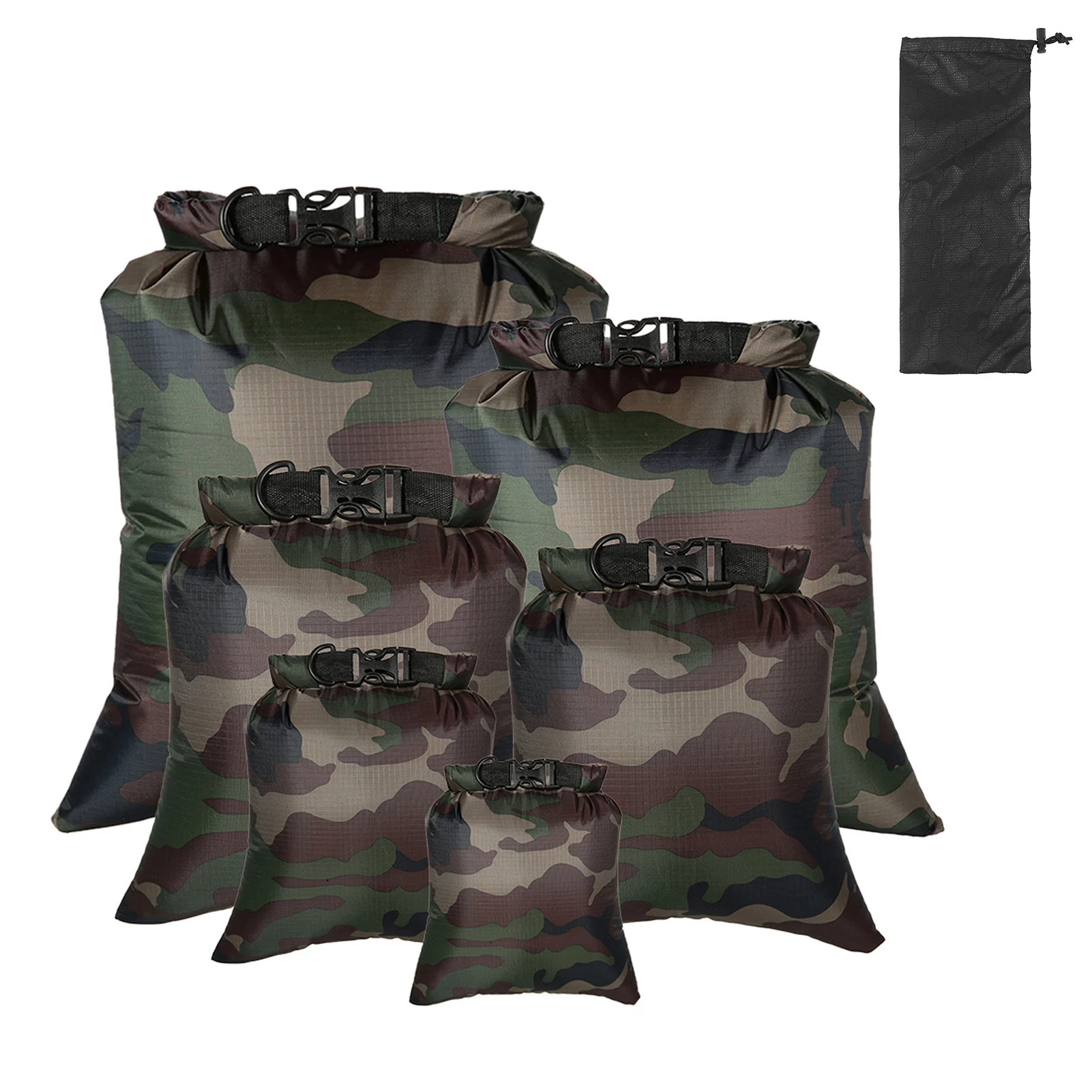 3PCS/6PCS Outdoor Waterproof Bag Dry Sack Waterproof Dry Backpack Storage Pouch Drifting Boating Floating Kayaking Beach dry bag waterproof bag