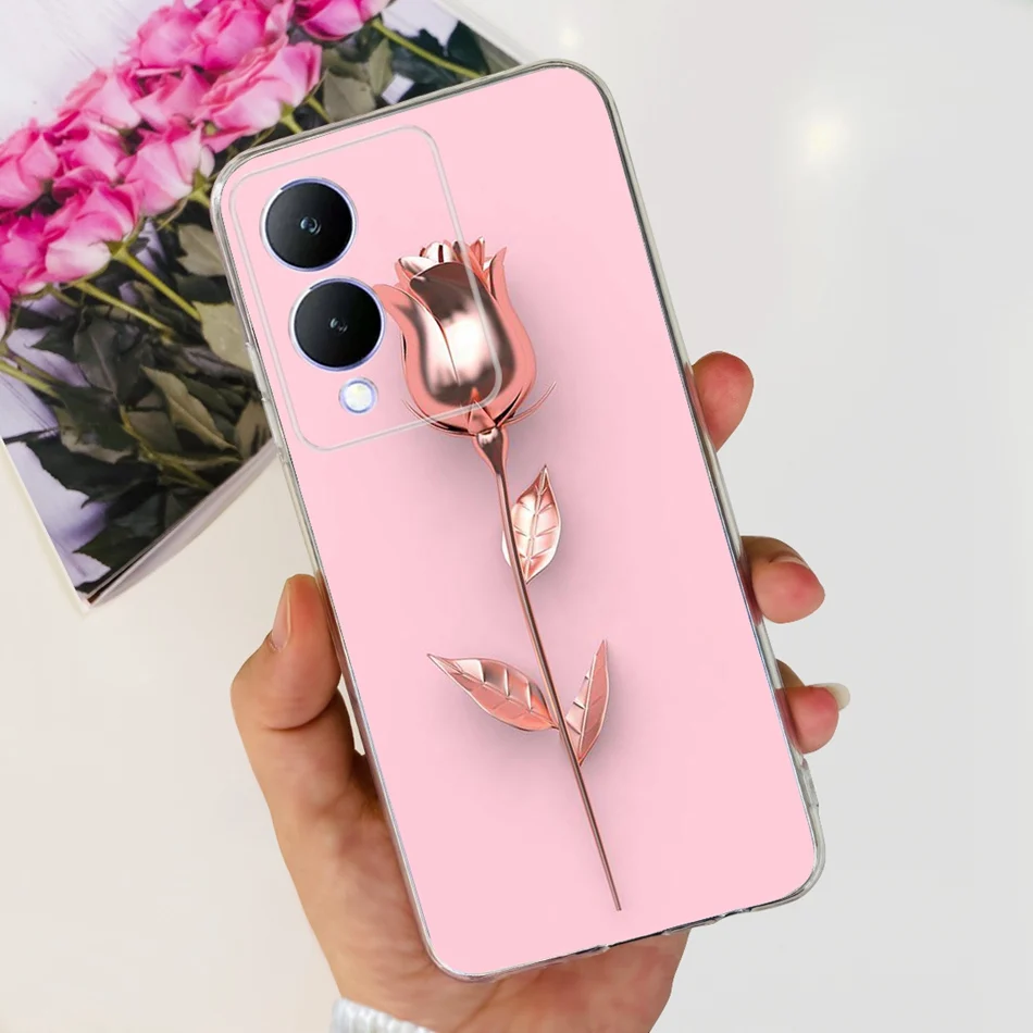 Elegant Pattern Soft Silicone TPU Phone Back Cover in 2023