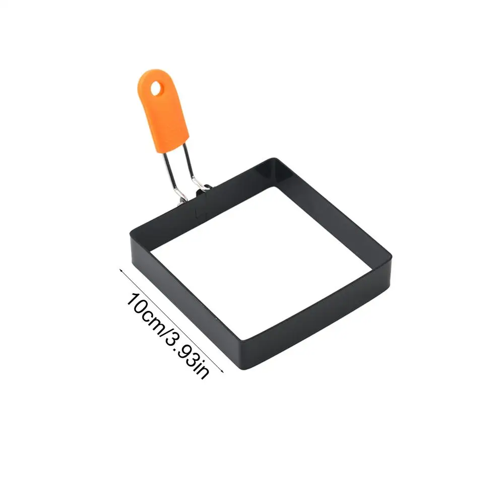 Stainless Steel Egg Fried Ring Non-stick Square Pancake Mold Muffins Omelet Maker Frying Egg Cooking Tool Kitchen Accessories