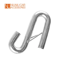 

S Hook With Spring D12MM CAP 3500 LBS Trailer Safety Chain Rope RV Parts Camper Accessories Caravan Components