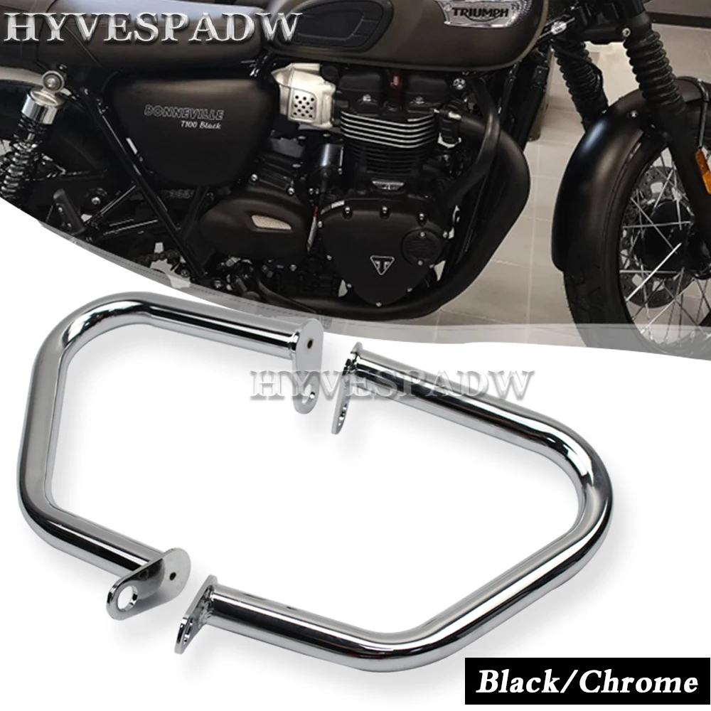 

Fit For TRIUMPH Bonneville T120 Thruxton 1200 Thruxton R Street Cup/Twin Bonneville Bobber Body Protection Bar Crash Bar Bumper