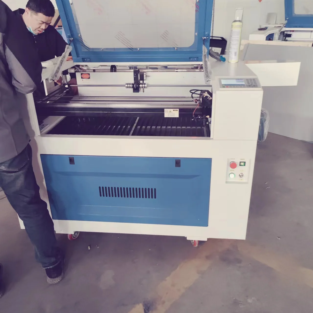 

6090 co2 laser engraving machine cutter laser printer machine