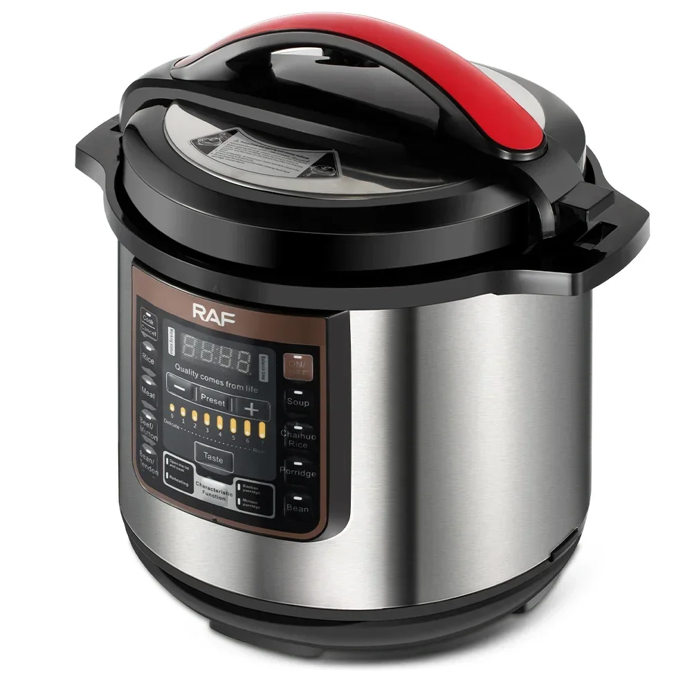 RAF Newest Multifunctional 12L Slow Cooker Smart Programmable Electric Pressure Rice Cooker