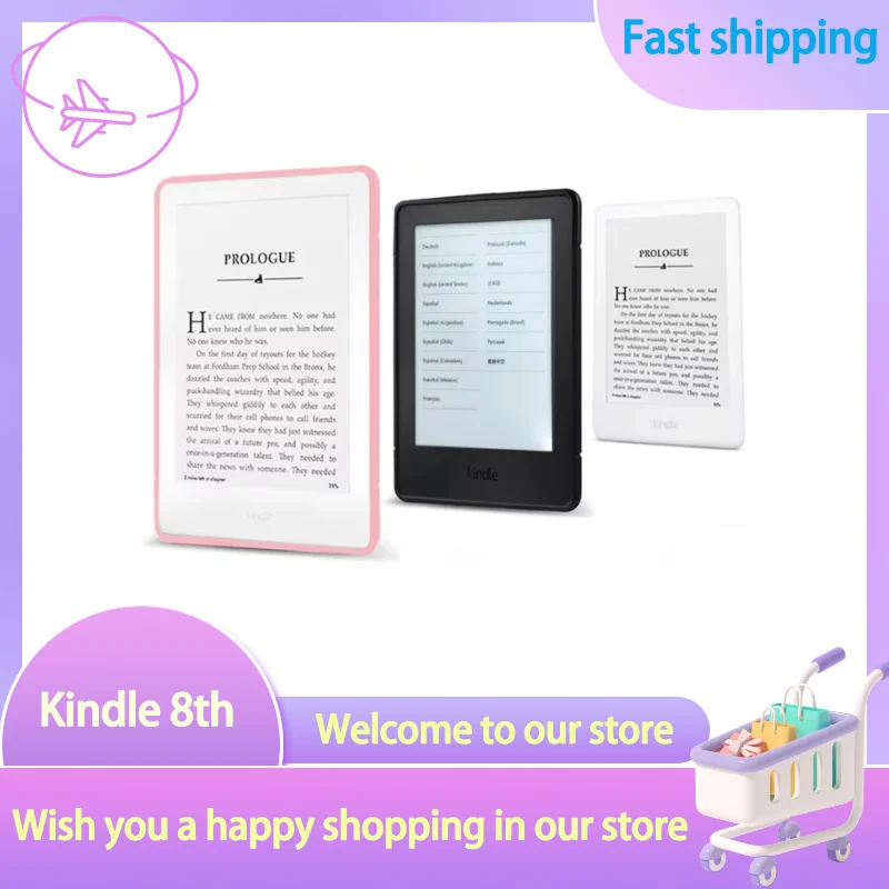 Kindle 8 e-book reader ink touch screen e-book no backlight e-ink support multiple languages ​​e-book reader gift