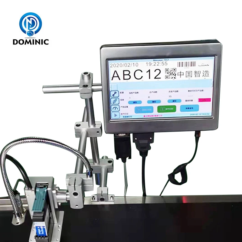

Made In China 9 Inch Large Screen 25.4mm On Line TIJ 2.5 Industrial Inkjet Coding Printers For Packing Production Lines