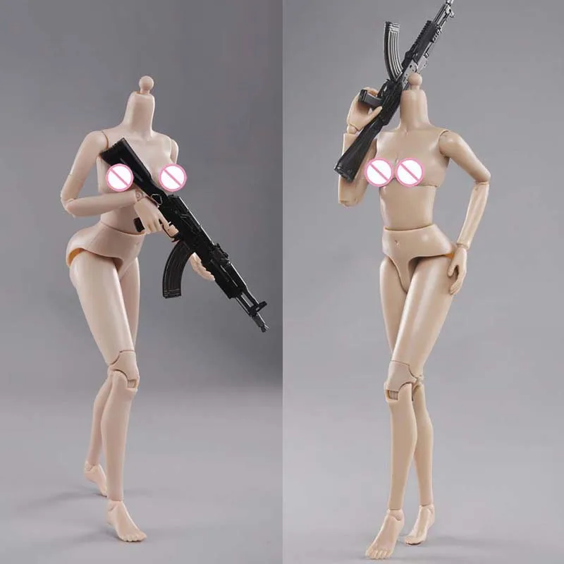 

ASTOYS AS058 1/6 Scale Female Soldier Fastening Slender Type Movable Arthrosome Model 12 Inches Pale/Suntan Skin Body Toys