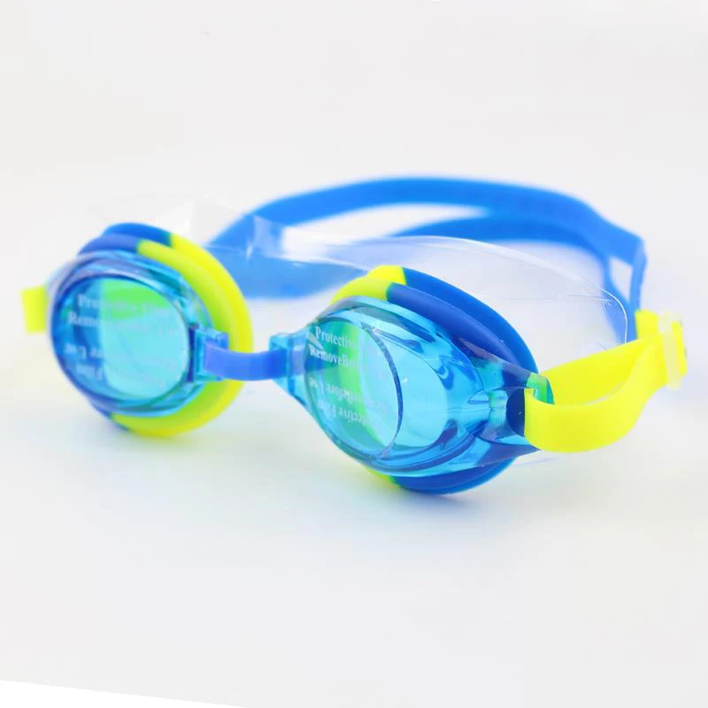 Colorful Swim Goggles Adjustable Children Kids Waterproof Silicone Anti Fog UV Shield Swimming Glasses Eyewear