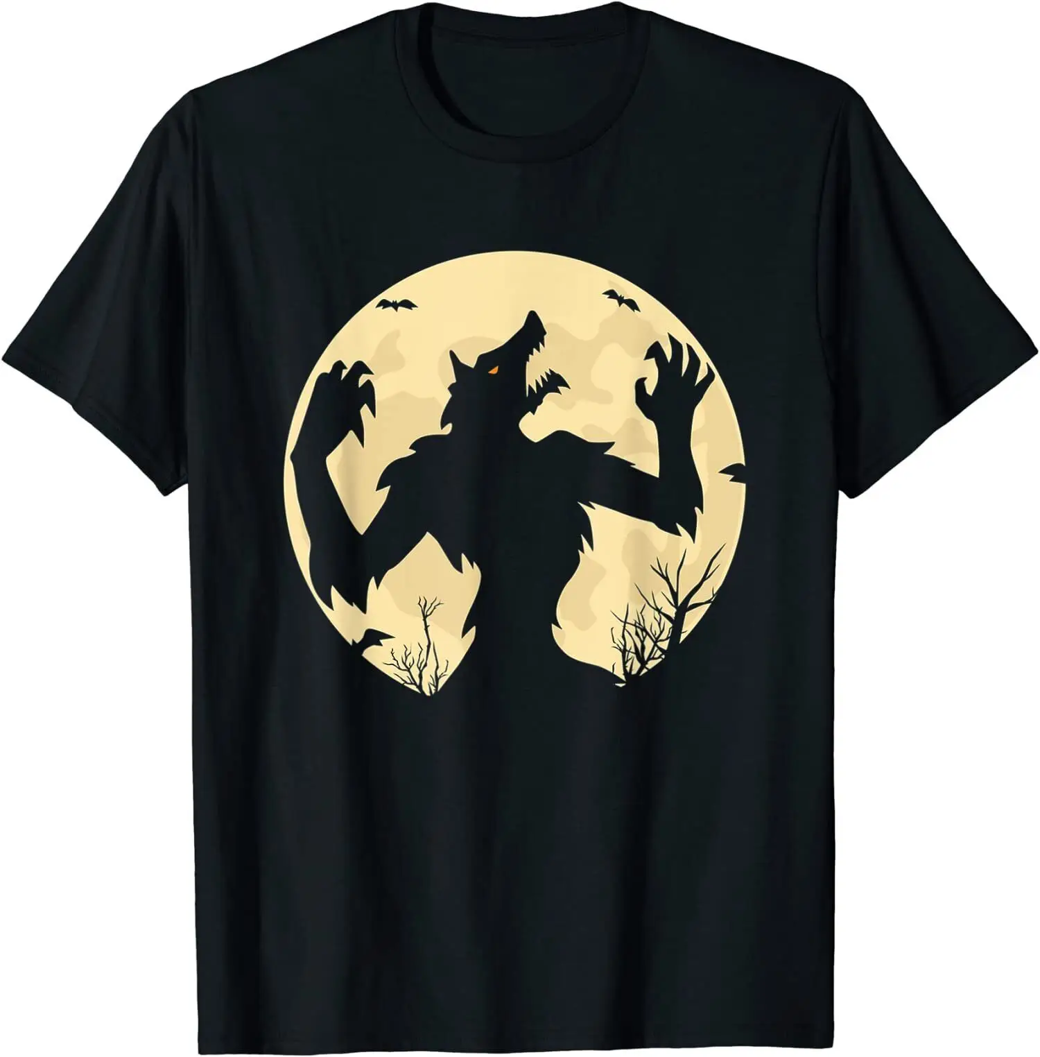 

Werewolf Howling Full Moon Wolf Scary Monster Gifts T-Shirt