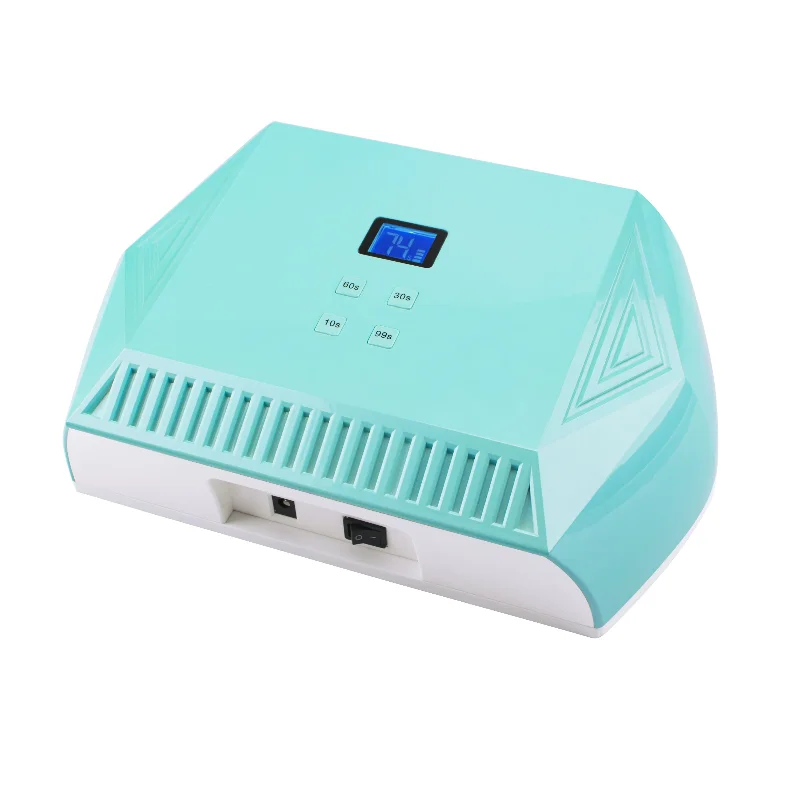 128W Intelligent Induction 93 LED Dual-light Source Lamp Beads No Black Hand Baking Faster Nail Light Therapy Machine Cosmetics 4