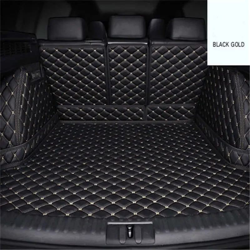 

Special Custom Fit Car Trunk Mat Accessories Interior Eco Diamond Shape Faux Leather For Car Trunk Carpet Cargo Lining Mat ﻿